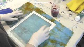 Screen Printing with Thickened Dyes amp Thermofax Screens part 2 [upl. by Aletsirc]