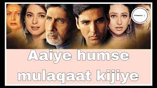 Aaiye humse mulaqaat kijiye HD  Ek rishtaa The bond of love song  Akshay Kumar  Naghma [upl. by Marcella]