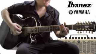 IBANEZ 12 STRING amp YAMAHA THR 10 DEMO [upl. by Ewall822]