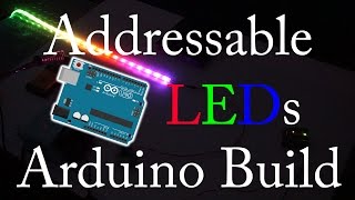 100 Addressable LED Lights Arduino Build Quick [upl. by Diane-Marie978]