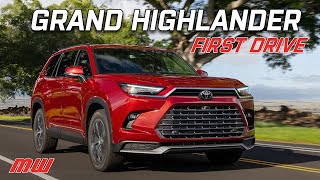 2024 Toyota Grand Highlander  MotorWeek First Drive [upl. by Eniledgam]