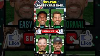 Aaron Rodgers ‘PAUSE’ Challenge 🏈🔥👀 shorts challenge nfl fun [upl. by Trinette]