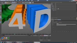 Cinema 4D Motion Graphics Tutorial  Springing Letters [upl. by Anenahs]