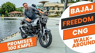 2024 Bajaj Freedom CNG bike  review range specs and features explained [upl. by Warford355]