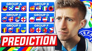 MY UEFA EURO 2024 PREDICTIONS [upl. by Edmond]