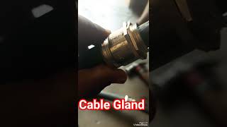 How to Installation Cable GlandShortShorts Cable Gland kese lagayaelectrical [upl. by Koressa]