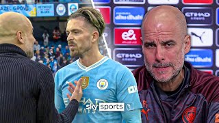 I do it for the cameras For my ego 🙄  Pep RESPONDS to treatment of Jack Grealish [upl. by Aysa]