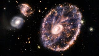 Zoom into the Cartwheel Galaxy [upl. by Nochur]