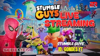 🔴 LIVE STUMBLE GUYS INDONESIA EP 20 SEASON 4 SERVER ASIA 0712  STUMBLEGUYSLIVE [upl. by Gromme]