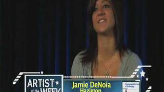 WVIA ARTIST OF THE WEEK  Jamie DeNoia Hazleton  0910 [upl. by Lamaaj]