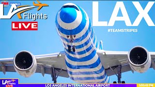 🔴LIVE LAX Airport  LAX LIVE  LAX Plane Spotting [upl. by Aicnom]