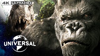 King Kong  V rex Fight in 4K HDR [upl. by Mayes]