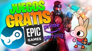 ¡JUEGOS GRATIS Reclama estos JUEGAZOS para STEAM EPIC GAMES amp PRIME GAMING [upl. by Wanfried]