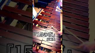 『15の夜』 尾崎豊  Marimba Solo Cover【毎日投稿】shorts marimba music [upl. by Felten699]