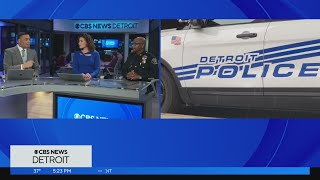 Detroit PD chief speaks on reduction of homicides policy to release video after police shootings [upl. by Waly]