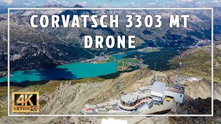 Corvatsch 3303 Mt  DRONE [upl. by Neelyam]