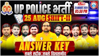 UP Police RE Exam Analysis  UPP Answer Key 2024  25 August 2nd Shift  UP Police Paper Solution [upl. by Sucitivel62]