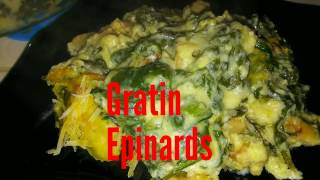 Gratin épinards غراتان السلق بكريمة المورني [upl. by Ozzie]