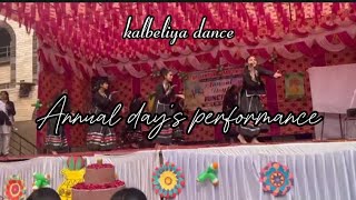 Kalbeliya dance  Kalyo kud padyo mele me  Annual day performance  Dc dancealleyofficial [upl. by Ardnauq]