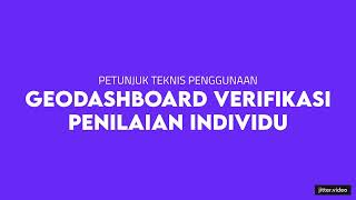 JUKNIS MONITORING VERIFIKASI DATA PENILAIAN INDIVIDUAL [upl. by Kylah]