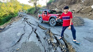 Road Faat Gaya 😳 Very Dangerous [upl. by Namqul]