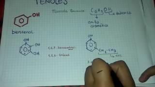 video 2 Nomenclatura y propiedades de los fenoles [upl. by Aicilaana]