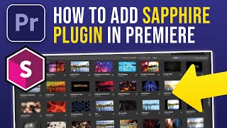 How to Add Sapphire Plugin In Premiere Pro 2024 [upl. by Webb]