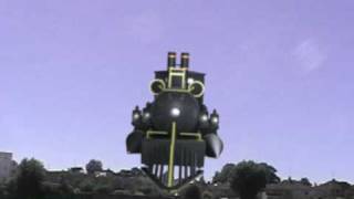 3D Back to the Future Locomotive takeoff [upl. by Lledo]