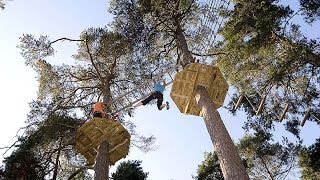 Grenzen überschreiten  ein Tag im Klettergarten am Brombachsee [upl. by Bill]