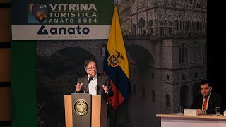 Palabras del Presidente Gustavo Petro en la apertura de la 43° Vitrina Turística de ANATO 2024 [upl. by Alleda]