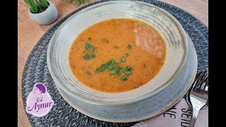 Das Beste und einfachste Linsensuppe der Welt I Türkische rote Linsensuppe RAMADAN [upl. by Eentirb]