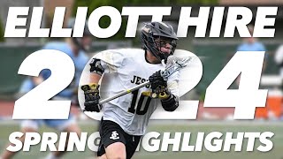 Elliott Hire Class of 2026 2024 Spring Lacrosse Highlights [upl. by Icat61]