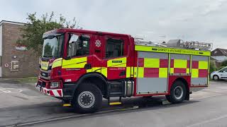 Warehams Fire Appliance amp Offroad Training Appliance Parking Up for the Night After Open Day [upl. by Drobman136]