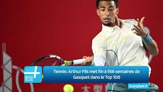 Tennis Arthur Fils met fin à 956 semaines de Gasquet dans le Top 100 [upl. by Stauder]