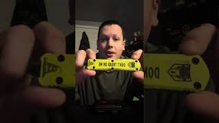 unboxing my cobratec otf automatic knife in the don’t tread on me color ￼￼ [upl. by Daniela]