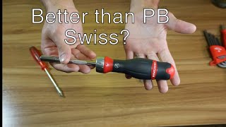 Craftsman VSeries Ratcheting Screwdriver WBit Set Competes with the 100 PB Swiss [upl. by Merton]