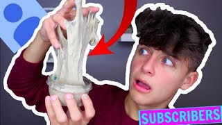 OPENING SUBSCRIBERS SLIMES Subscribers slime REVIEW Slime HAUL [upl. by Maggi]