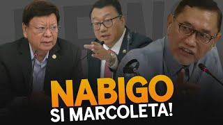 Marcoleta tinanggal sa pagiging miyembro ng Komite at nabigong hamunin ang COA sa isang mosyon na [upl. by Analat]