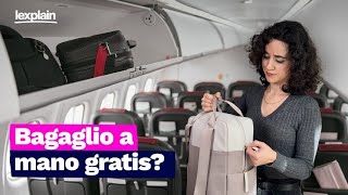 Il bagaglio a mano potrebbe essere gratis non servono più trucchi per risparmiare ✈️ [upl. by Corena]