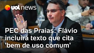 PEC das Praias Flávio Bolsonaro incluirá texto que cita bem de uso comum [upl. by Oppen]