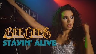 Bee Gees  Stayin Alive ROCK COVER by SershenampZaritskaya [upl. by Lamrert]