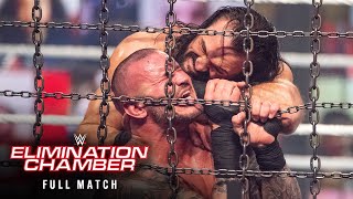 FULL MATCH — WWE Title Elimination Chamber Match WWE Elimination Chamber 2021 [upl. by Ellynad]