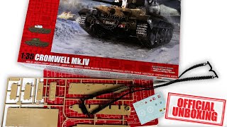 Official Unboxing Airfix  Cromwell MkIV A1373 [upl. by Yenatirb]