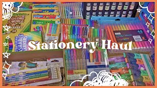 STATIONERY HAUL FT MY NEW PENS amp MARKERS FROM SHOPEE MINISO NATIONAL BOOKSTORE [upl. by Abebi649]