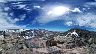 Climbing Mount Bierstadt 360 VR [upl. by Laehcim]