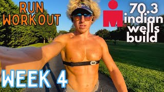 703 INDIAN WELLS HALF IRONMAN PREP  WEEK 4 FULL WEEK OF TRIATHLON TRAINING  RUN WORKOUT OVERVIEW [upl. by Emoreg32]