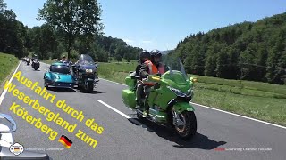 Goldwing ausfahrt Weserbergland  Treffen Gieselwerder 2023 Germany 🇩🇪 GWCD eV [upl. by Anihc442]