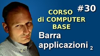 Maggiolina  Corso di Computer Base  30 Barra applicazioni 2p [upl. by Aehtrod]