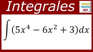 INTEGRALES DIRECTAS  Ejercicio 1 [upl. by Bonucci]