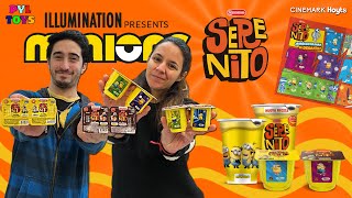 ¡SERENITO LANZÓ UN ÁLBUM DE FIGURITAS DE LOS MINIONS [upl. by Nowell679]